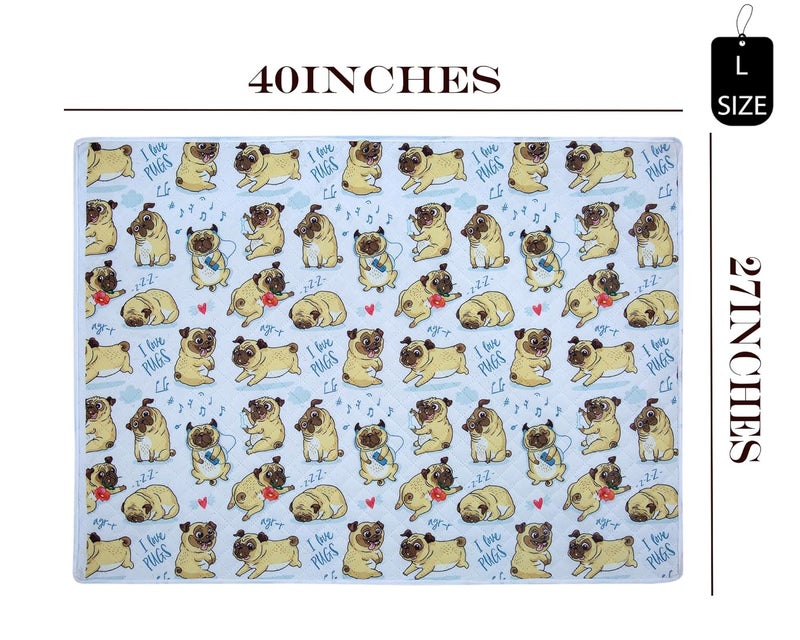 AAZEEM Soft Light Weight Mat for Dogs, Cats & Pets, Skin Friendly Mat| FloorMat | Pet Area Carpet | Anti-Spill 27 X 40 Inches |White Color|Large Size| - Image 2