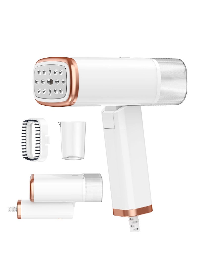 SYOSI Handheld Steamer for Clothes, Portable Foldable 1000w 120ml Fabric Wrinkle Remove, 20 Second Fast Heat-up for Home Office Travel - Image 1