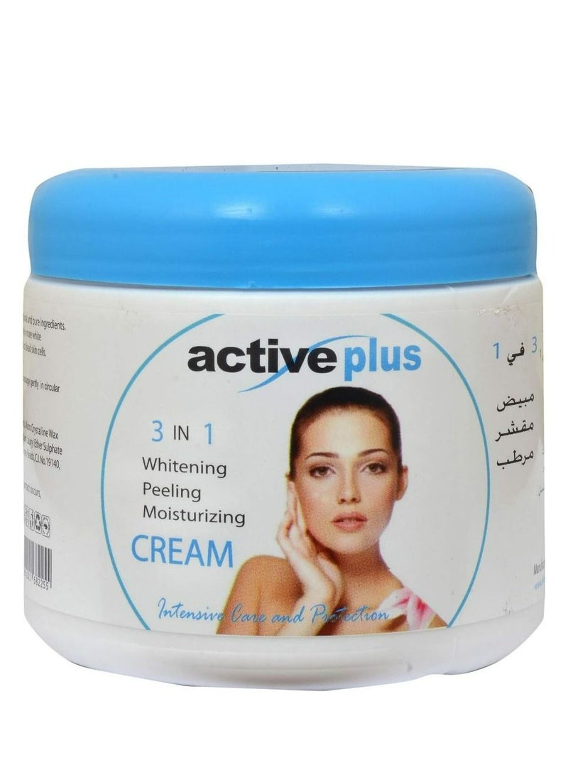 Active Plus 3 In 1 Cream Whitening 500ml