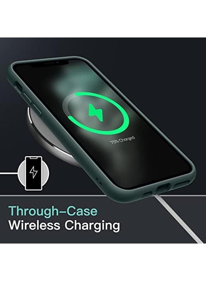 Jetech Matte Case For Iphone 11 Pro 5.8 Inch Shockproof Military Grade Drop Protection Frosted Translucent Back Phone Cover Anti Fingerprint Dark Green - Image 5