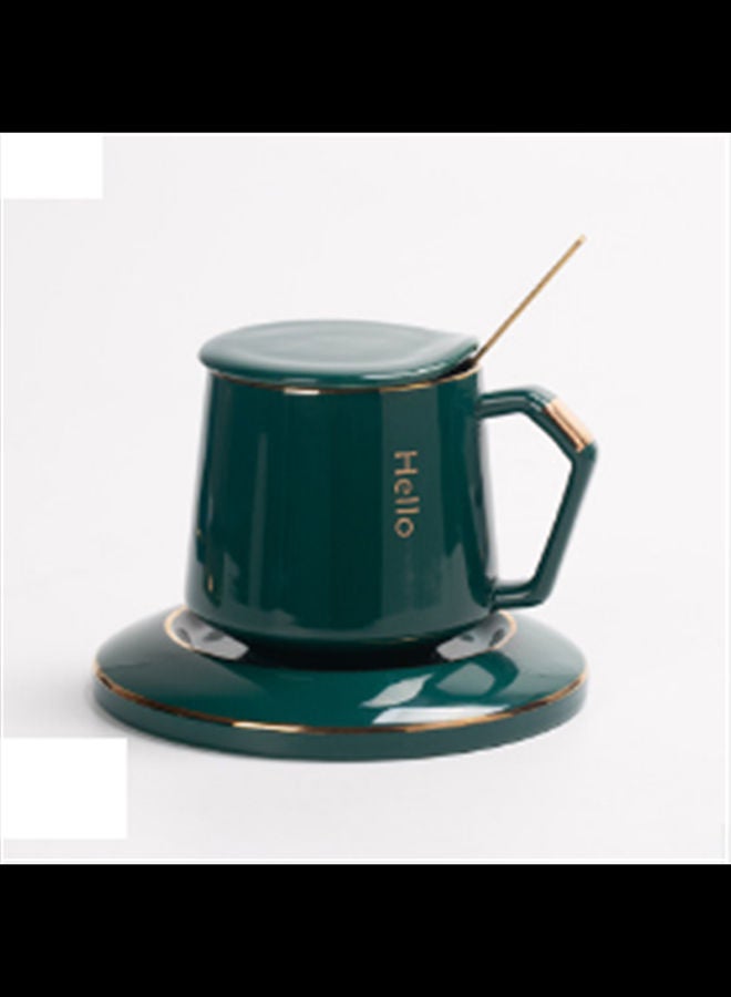 NIBEMINENT Nordic Luxury Ceramic Mug Green - Image 1