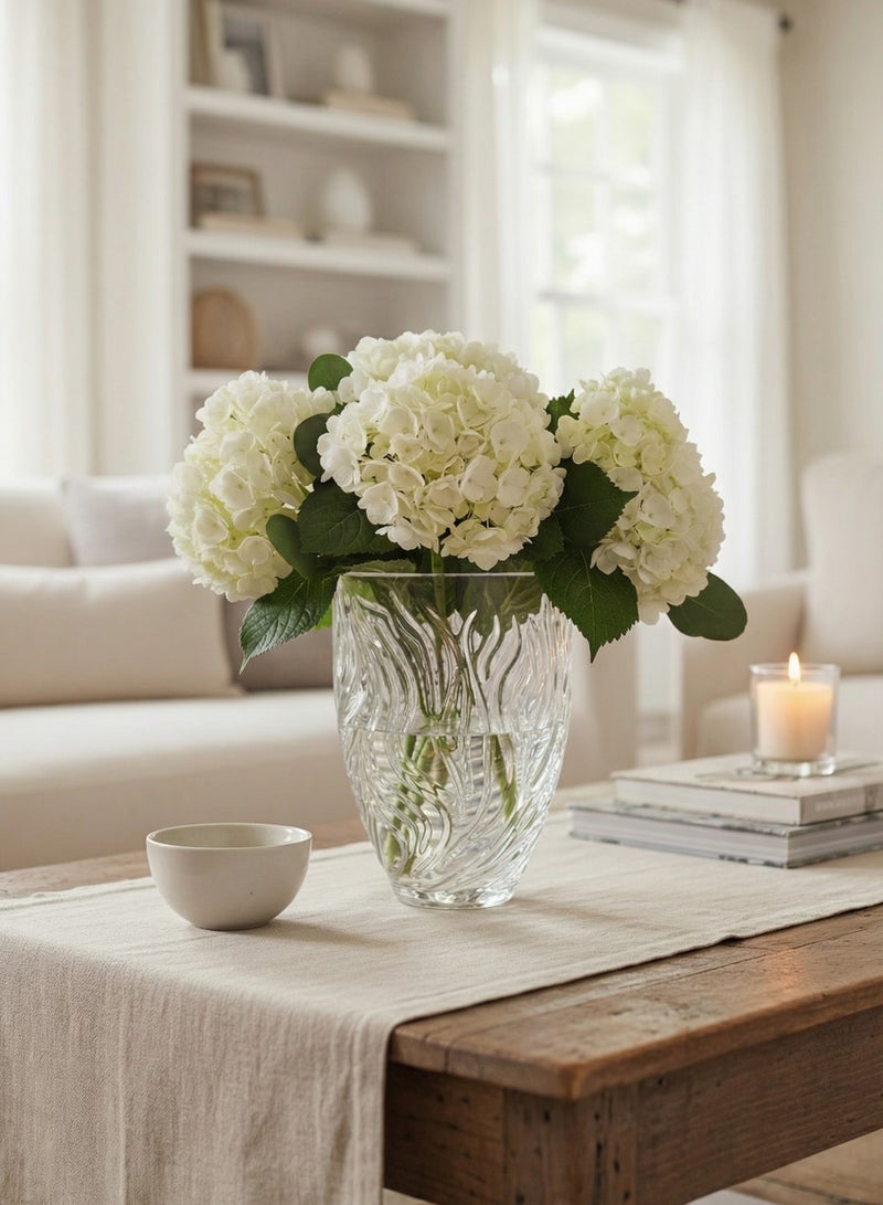 كريستال آرك مزهرية كريستالية عصرية - ديكور منزلي معاصر - عرض زهور أنيق - هدية كريستالية فاخرة مصنوعة يدويًا - إكسسوار داخلي أنيق - Image 3