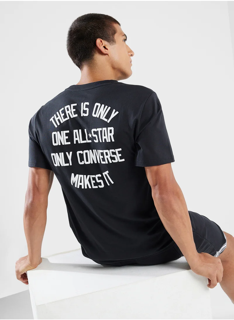 CONVERSE Retro Chuck Solgan T-Shirt