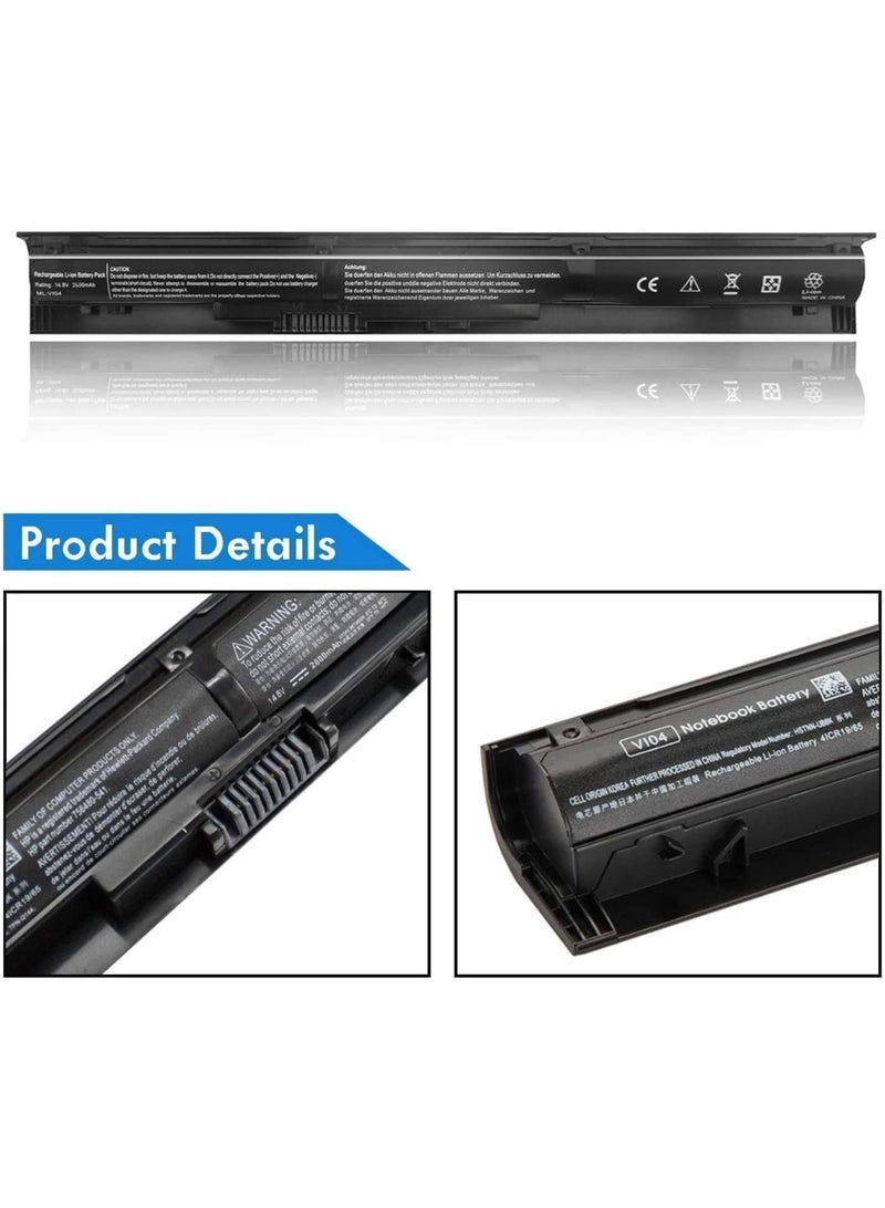 vi04 vi04048 Notebook Battery for HP 756743-001 756744-001 756745-001 756478-421 ProBook 440 G2 450 G2 HP Envy 14 15 17 Series 15t-k100 15t-k200 17t-k000  - Image 3