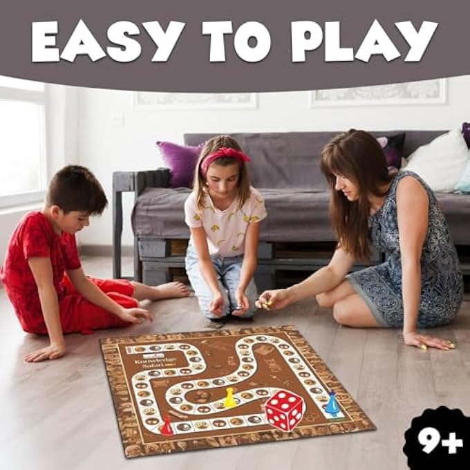 Creative's Knowledge Safari 1  General Knowledge Board Games  About Great Men  Women of the World  Memory Skills Board Games for Boys and Girls Learning  Education Toys Ages 9 and Up - Image 5