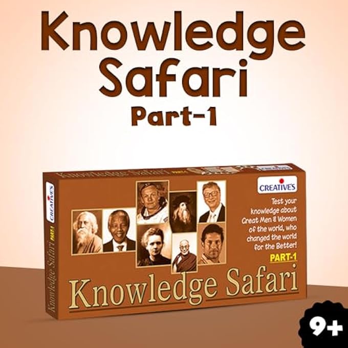 Creative's Knowledge Safari 1  General Knowledge Board Games  About Great Men  Women of the World  Memory Skills Board Games for Boys and Girls Learning  Education Toys Ages 9 and Up - Image 4