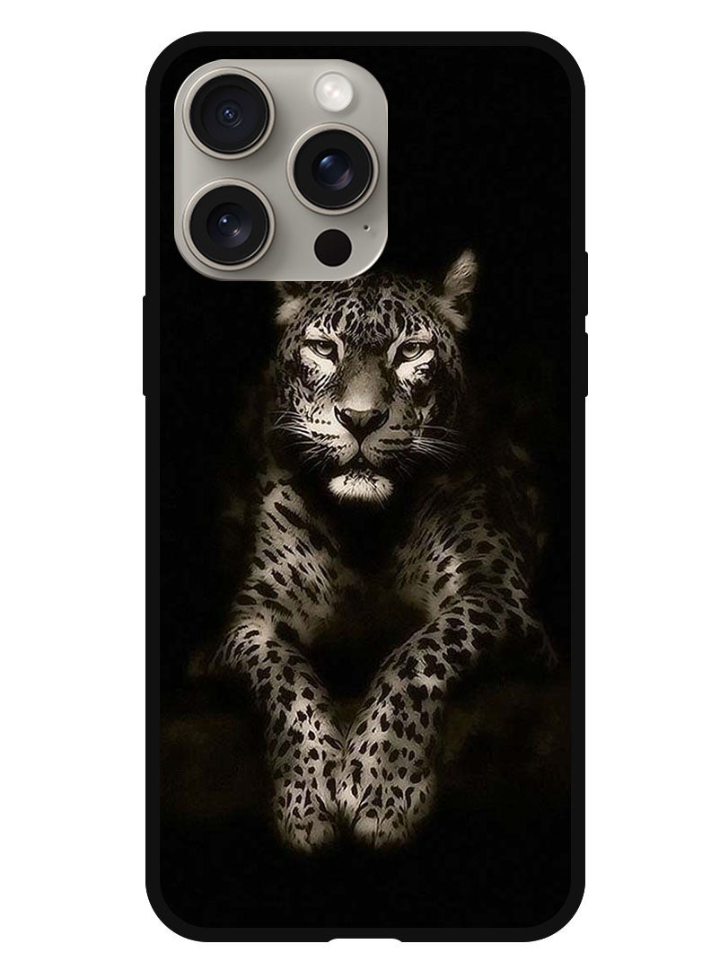 Theodor Protective Case Anti Scratch Shock Proof Bumper Cover For iPhone 15 Pro Leopard - Image 1