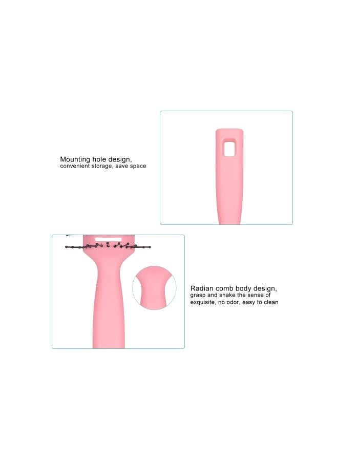 Antistatic hairbrush, vent massage brush, styling and blow dryer brush, non-slip ventilated hairbrushes for men and women, for daily styling of hair(pink) - Image 3