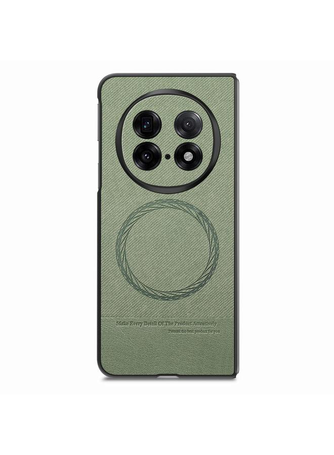 S-TOP Case For OPPO Find N5 Twill Fabric Leather Skin Magnetic Back Phone Case - Image 2