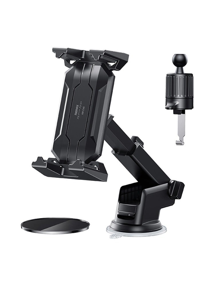 REMAX Car Holder 4in1 RM-C46 (Black) - Remax phone holder - Image 1