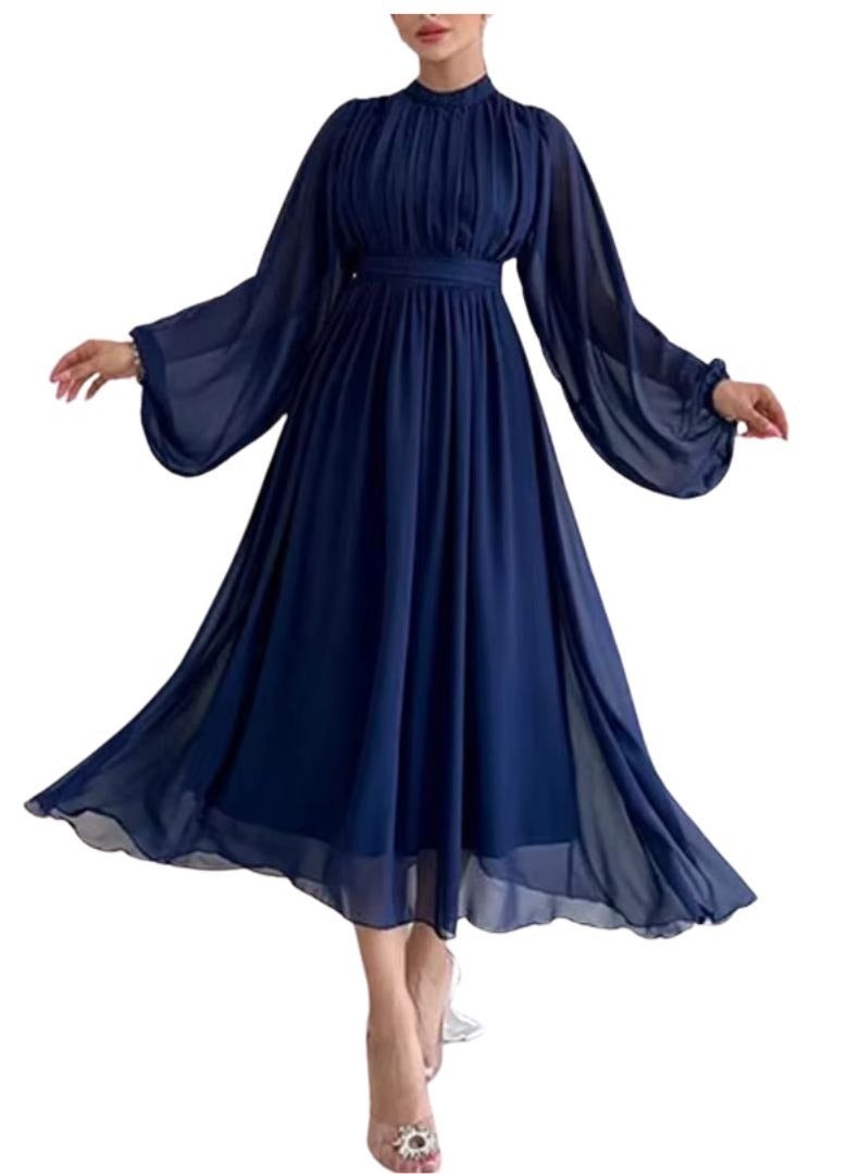 فستان نسائى شيفون ببطانة