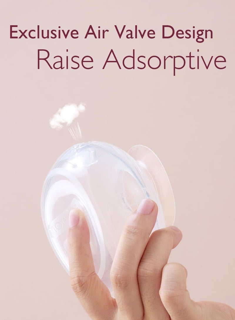 Milk Collector for Breastmilk, Pea Breastfeeding Milk Catchers , Silicone Milk Collector Reusable Breast Milk Shell