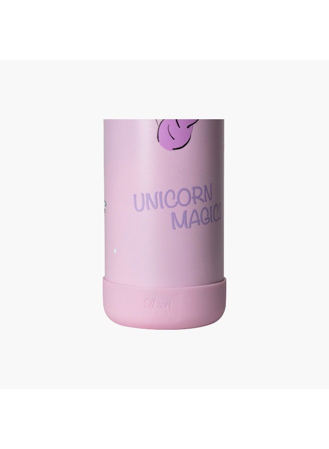 Citron Unicorn Print Insulated Water Bottle - 750 ml for Kids - Image 4