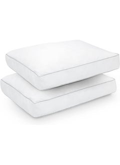 Toddler Pillow Set – Pack of 2 – 50 x 35 Down Alternative Kids Pillow Set – 100% Cotton Baby Pillows for Sleeping – White Infant Gusset Pillow Kit for Travel – Soft Pillow for Toddlers 18m+ - pzsku/Z2784BA86F8710223DE30Z/45/_/1695798545/b5e842de-085f-4afc-a703-e0286763769b