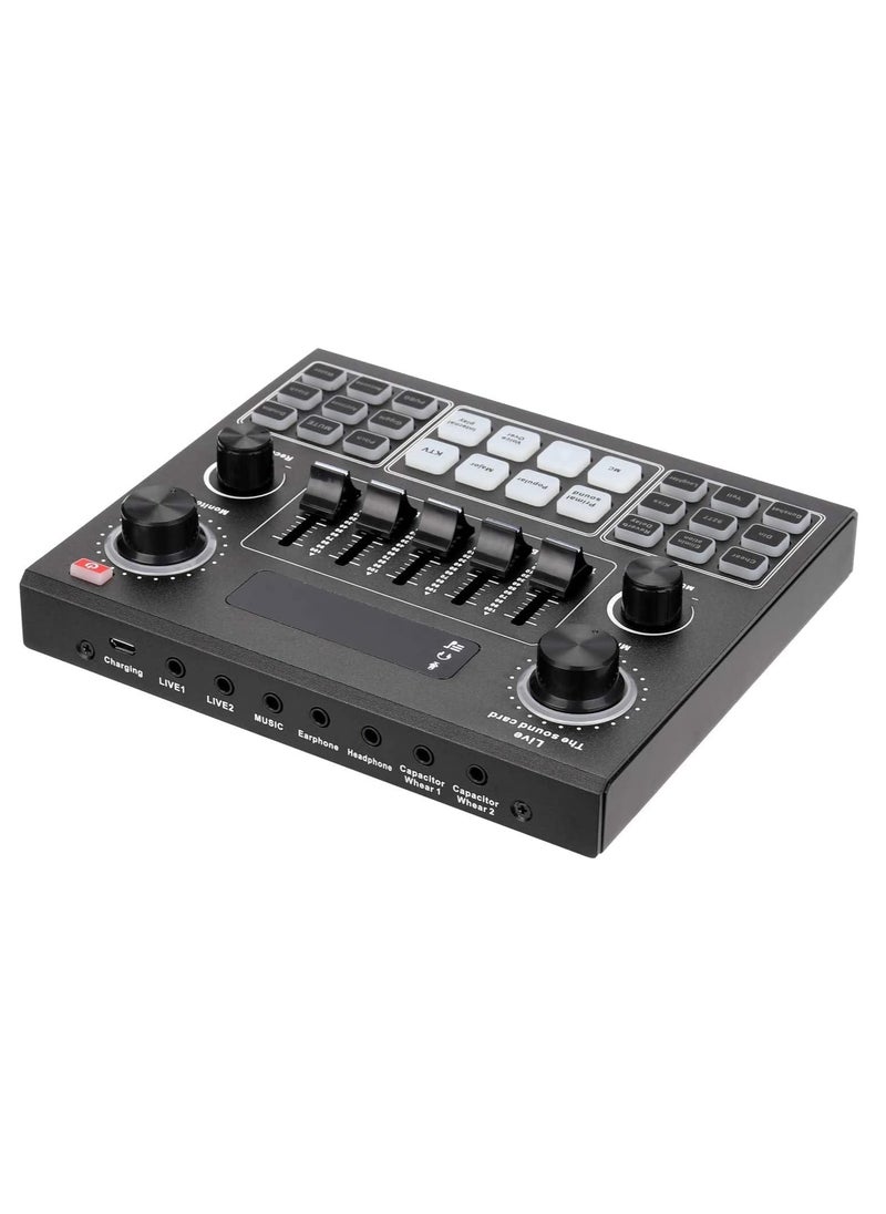 Generic V9 Audio USB Webcast Live Sound Card Black  - Image 2