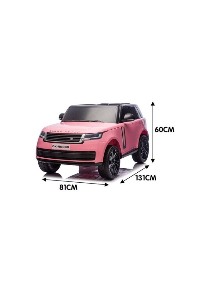 Land Rover Licensed Electric Ride-On R/C Car (131 x 81 x 60 cm, Pink) - Image 2