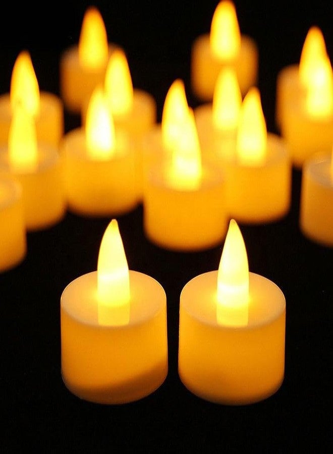 NGEL Flameless & Smokeless Decorative Candles || Lighting Diya Candle for Home Decoration || Led Tea Light Candle Perfect for Gifting, Home, Birthday, Diwali, Christmas (Candle Diya) - Image 1