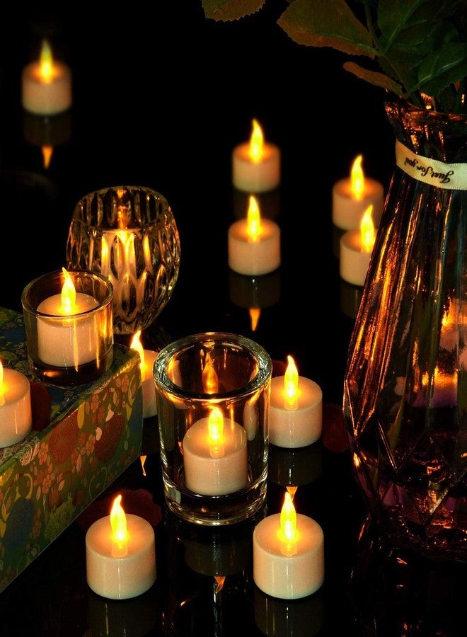NGEL Flameless & Smokeless Decorative Candles || Lighting Diya Candle for Home Decoration || Led Tea Light Candle Perfect for Gifting, Home, Birthday, Diwali, Christmas (Candle Diya) - Image 3