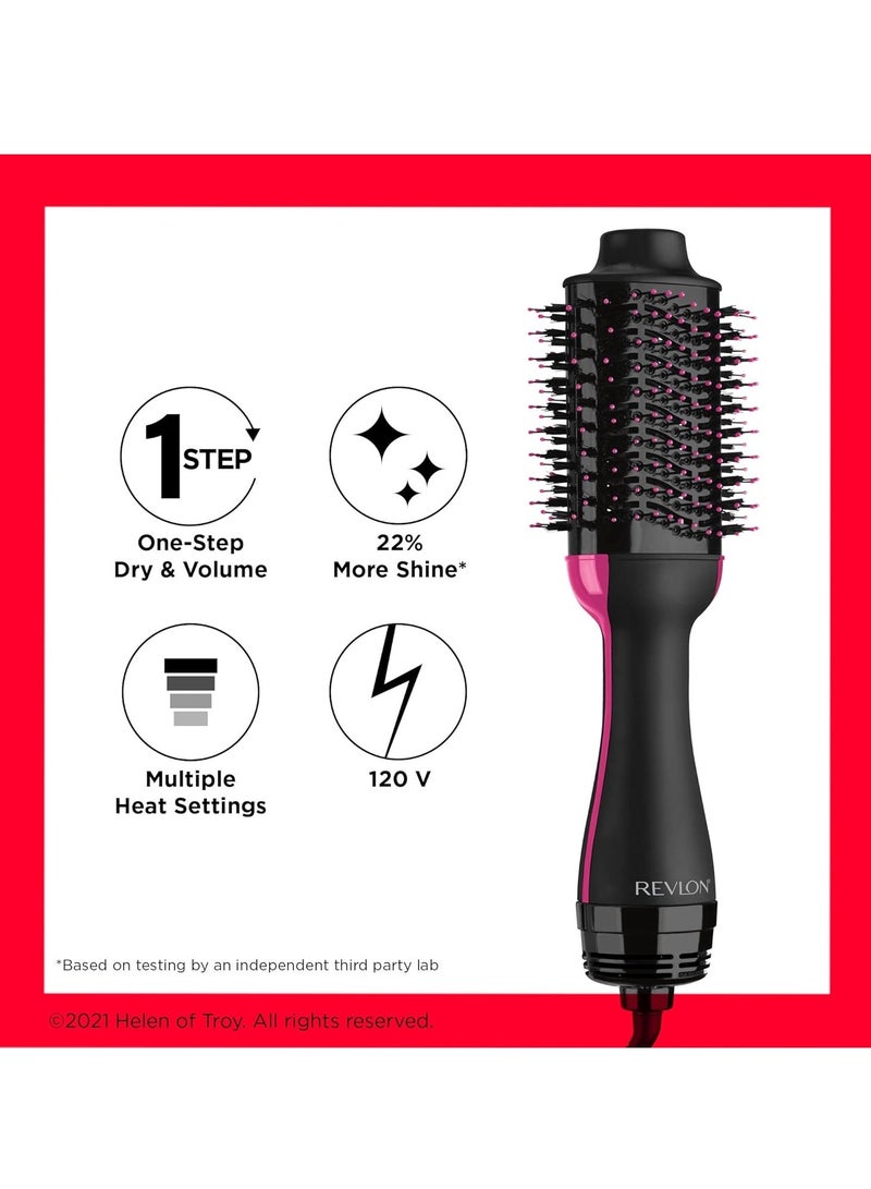 Revlon One Step Hair Dryer And Volumizer, 1100 Watts, Oval Brush Design, 2 heat setting plus cool setting - RVDR5222 - Image 2