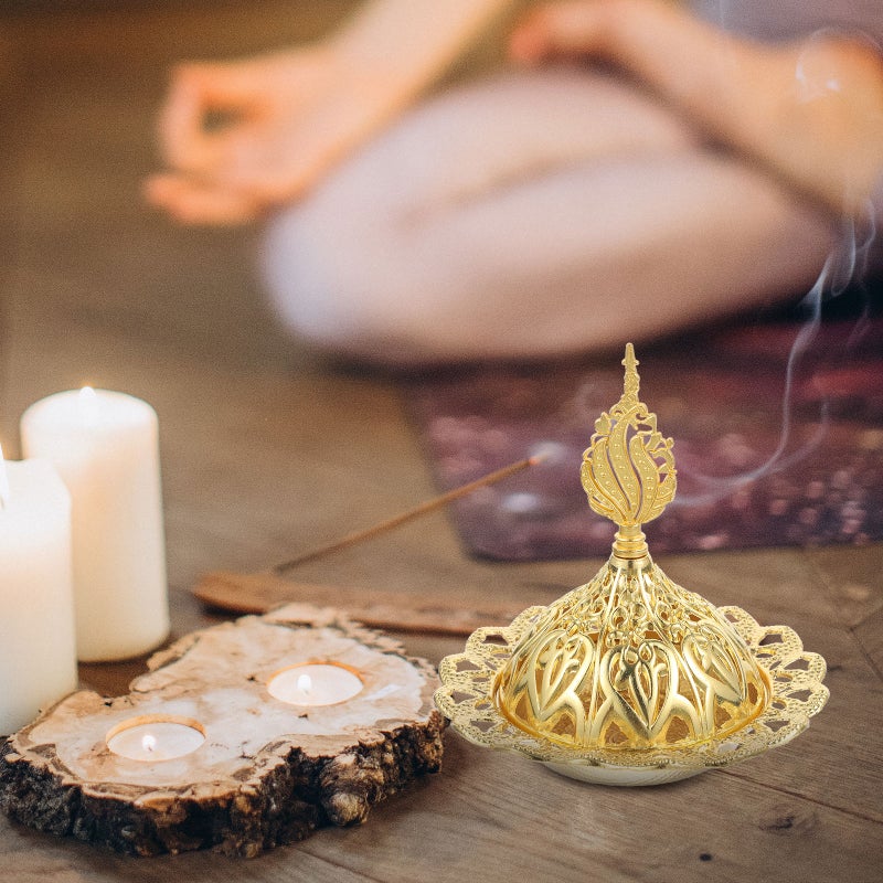 Incense Burner Incense Cone Holder Hollow Incense Cone Stand Indoor Incense Holder - Image 4