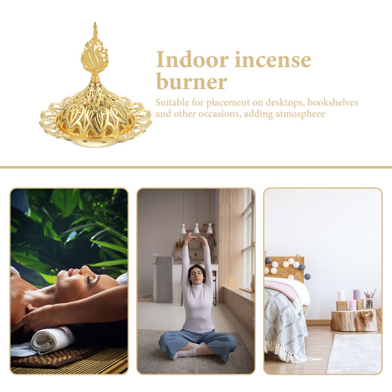 Incense Burner Incense Cone Holder Hollow Incense Cone Stand Indoor Incense Holder - Image 5