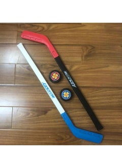 Generic Children's Sports Hockey Stick Pulley Stick Suit Toy Hockey Stick Kindergarten Sports Teaching Supplies-Color:Blue And Red Ice Hockey Set  - Image 4