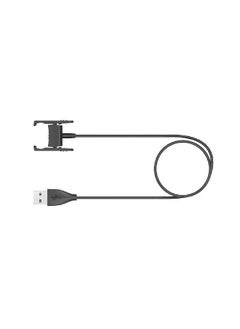 NIBEMINENT USB Charging Cable For Fitbit Charge 2 Smart Watch 55centimeter Black  - Image 2
