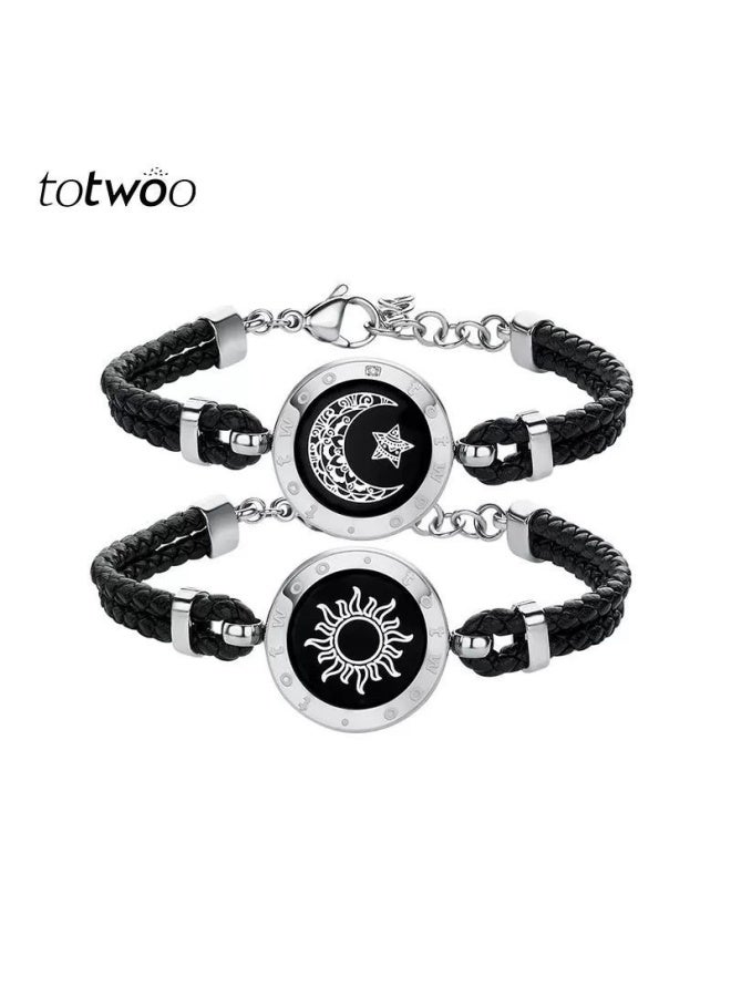 totwoo فهم عميق للحب، العلاقات عن بُعد، تفاعل الأزواج عن بُعد، سوار استشعار، خاتم ذكي، هدية عيد ميلاد - Image 1