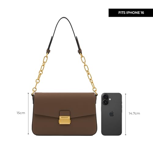 Miraggio Nile Shoulder Bag (Brown) - Image 2