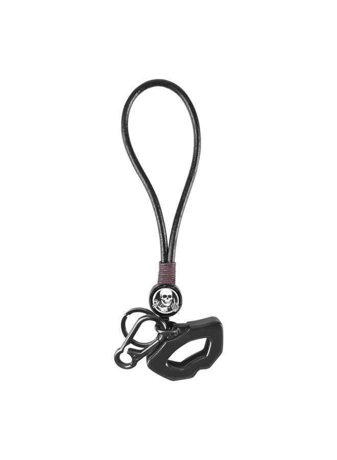 BAKAFOH Key Cover Sporty Key Shell Ignition Key Fob Holder For Cam Am Spyder F3 RT GS RS ST 2008-2024 Models Key Accessories (Black w/Skull Pattern) - Image 1