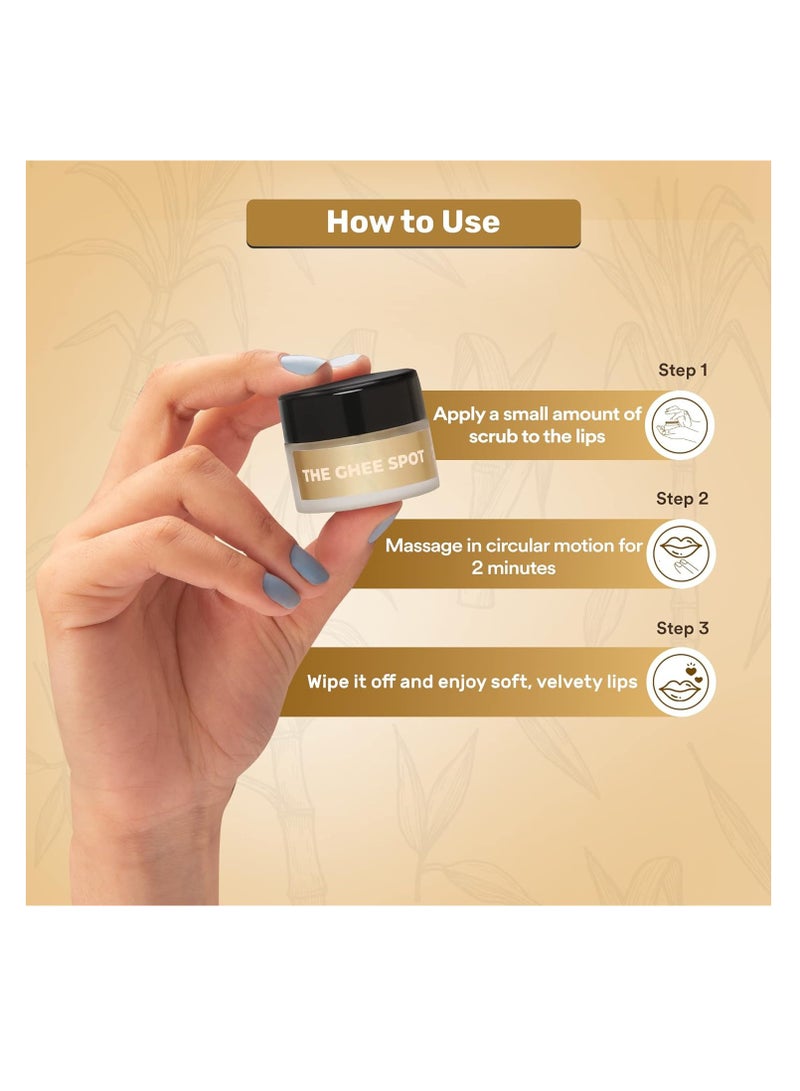 ENN Glaze Clarified Butter Lip BalmLip Pigmentation   Lip Moisturizer  Soft Lips Supple Lips  Ghee Butter   Shea Butter   Saffron Oil   15 gm - Image 5