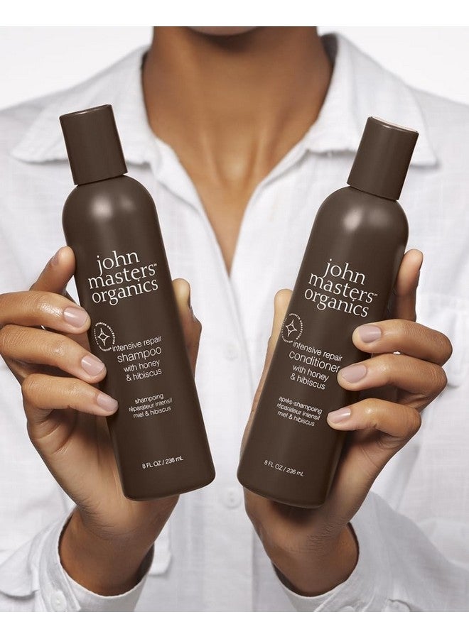 John Masters Organics Intensive Repair Shampoo With Honey & Hibiscus 8 Fl Oz - Image 5
