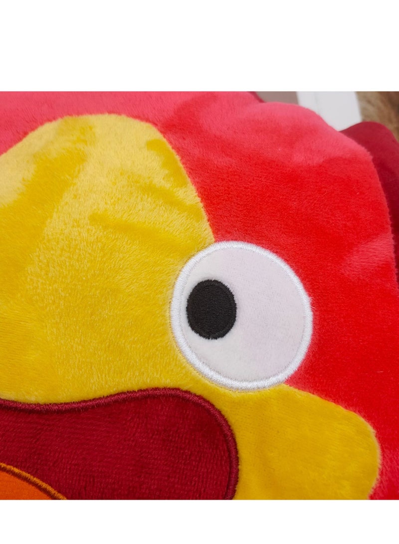 Calcifer Plush Toy, Fire Demon Stuffed Doll Pillow, Short Plush PP Cotton, Cute and Soft Cuddly Figure  - Image 4