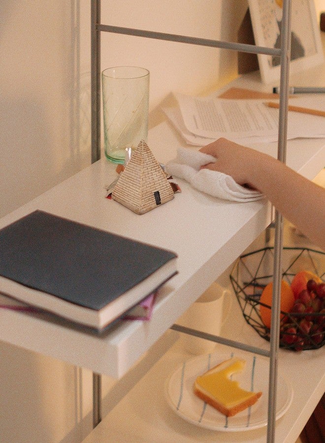 ياردوي زينة هرمية من الراتنج من ياردوي، قطعتان - ديكور هرمي مصري صغير للمنزل والمكتب، ولمسات فنغ شوي - Image 2