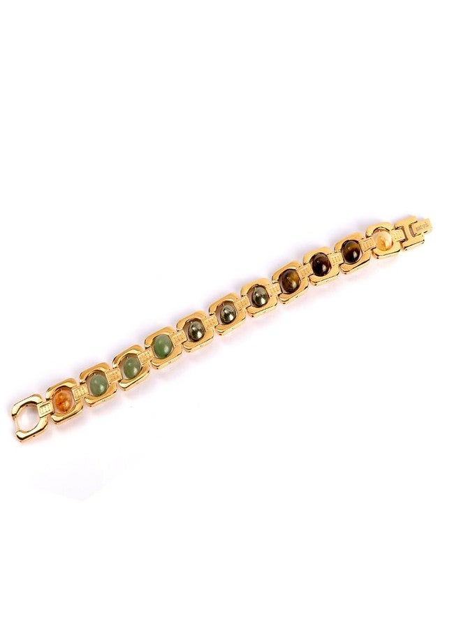 SATVIK IGP Gold Plated Money Magnet Bracelet | Premium Alloy with Gold IGP Plating | Promotes positivity, abundance, and financial well-being - Image 3