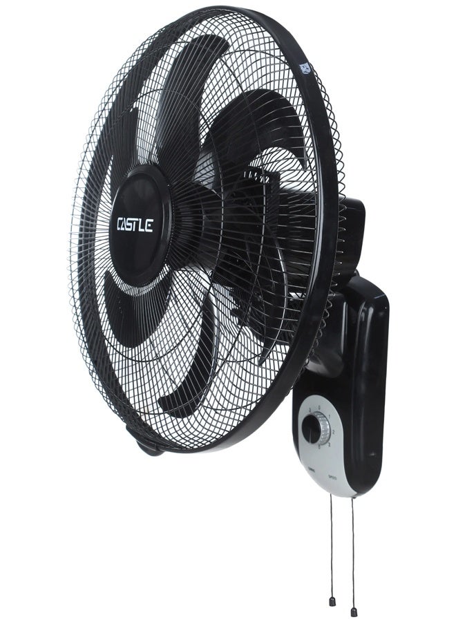 Castle Castle Wall Fan 18 Inches 6 Blades, Black - FAW1918  - Image 2
