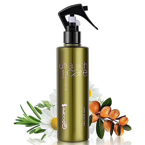 NUSPA Bingocare Keratin Leave In Conditioner Spray - 1 Minute Hair Moisturizer with Argan Oil, Vitamin B5 Serum, Heat Protectant Perfume Mist for Anti-Frizz, Strengthening - Image 1