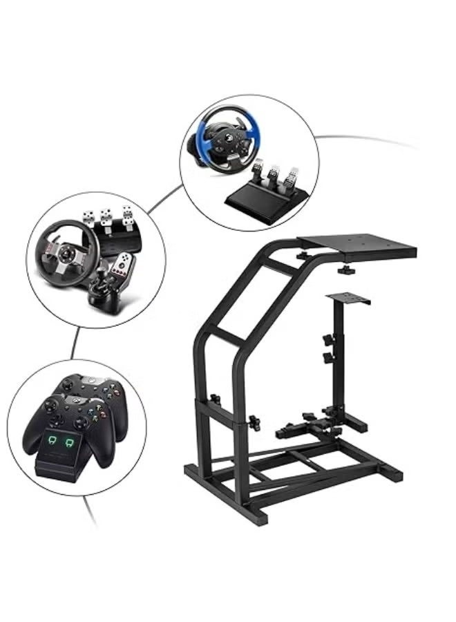 Logity Racing Wheel Simulator Stand for Logitech G29, G27, G25, G920 Steering Gaming Wheel Stand Without Wheel and Pedals - Image 5