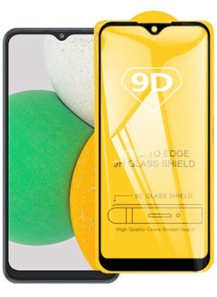 تيمبرد غلاس واقي شاشة ذو حافة سوداء من الزجاج المقوى متوافق مع هاتف Samsung Galaxy A04 Core  - Image 1