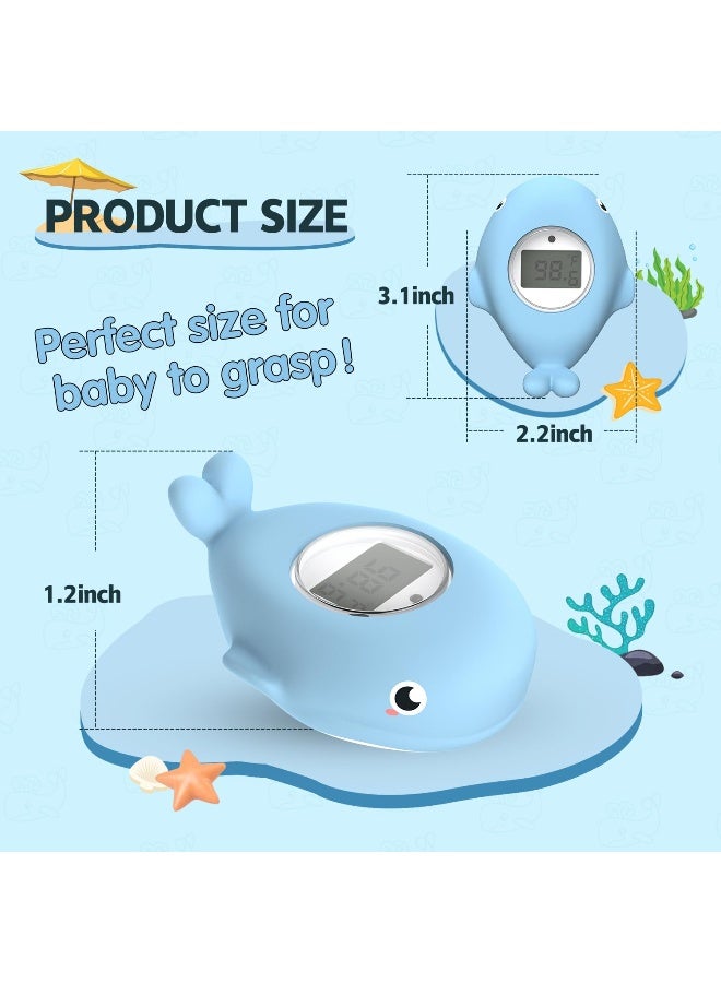 BabyElf Baby Bath Bathtub Thermometer For Infant - Safety Bath Tub Water Temperature Digital Thermometer - Floating Bathing Toy Gift For Kids Newborn Mother With Flashing Temperature Warning - Image 2