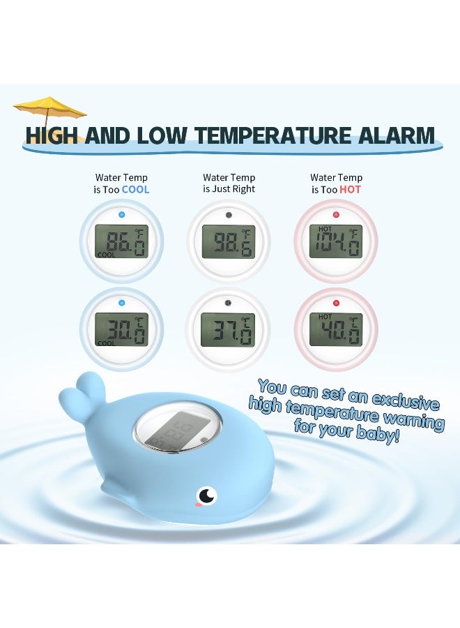 BabyElf Baby Bath Bathtub Thermometer For Infant - Safety Bath Tub Water Temperature Digital Thermometer - Floating Bathing Toy Gift For Kids Newborn Mother With Flashing Temperature Warning - Image 4