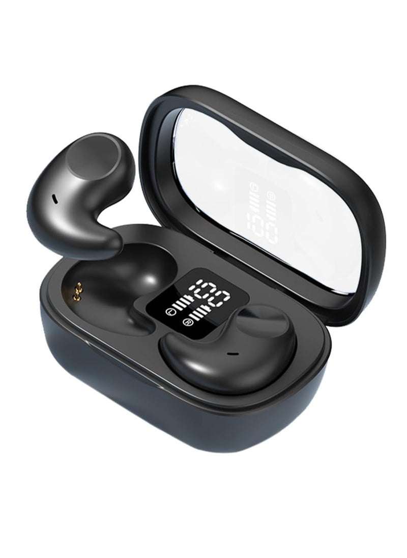 Excefore - Invisible Sleep Earbuds, Noise Cancelling Headphones, Bluetooth 5.4 Sleeping Headset for Side Sleepers Small Ears Canal, Discreet in-Ear Tiny Earphones for Sleeping, Sport (Black) - Image 1
