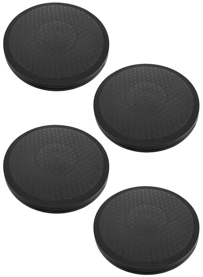 MANCHAP 4 PCS 12 Inch Rotating Swivel Turntable, Rotating Swivel Stand with Steel Ball Bearings, Plastic Lazy Susan Stand for TV/Monitor, 110 Lbs Load Capacity - Image 1