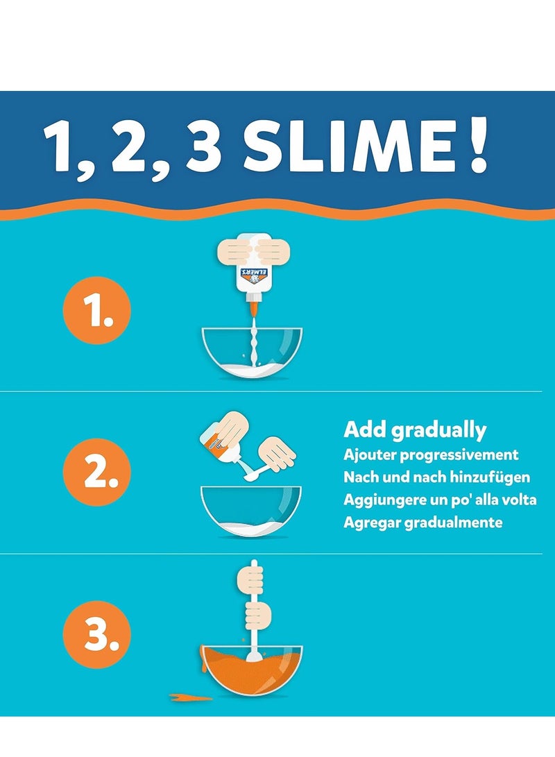 ELMER'S Translucent Colour PVA Glue (Pink) - Pack of 1 | Washable & Child-friendly | Great for Making Arts, Crafts & Slime 147 ml - Image 4