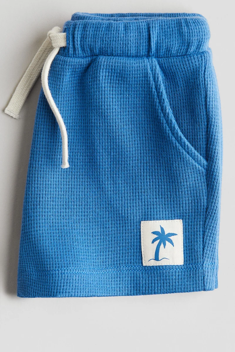 H&M Waffled cotton shorts