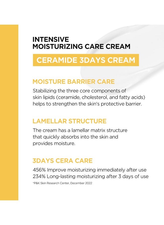 BRTC - Ceramide 3Days Cream Moisturizer & Soothing With Ceramide Moisture Barrier Care Nonsticky Cream (50Ml 1.69 Fl.Oz) - Image 1