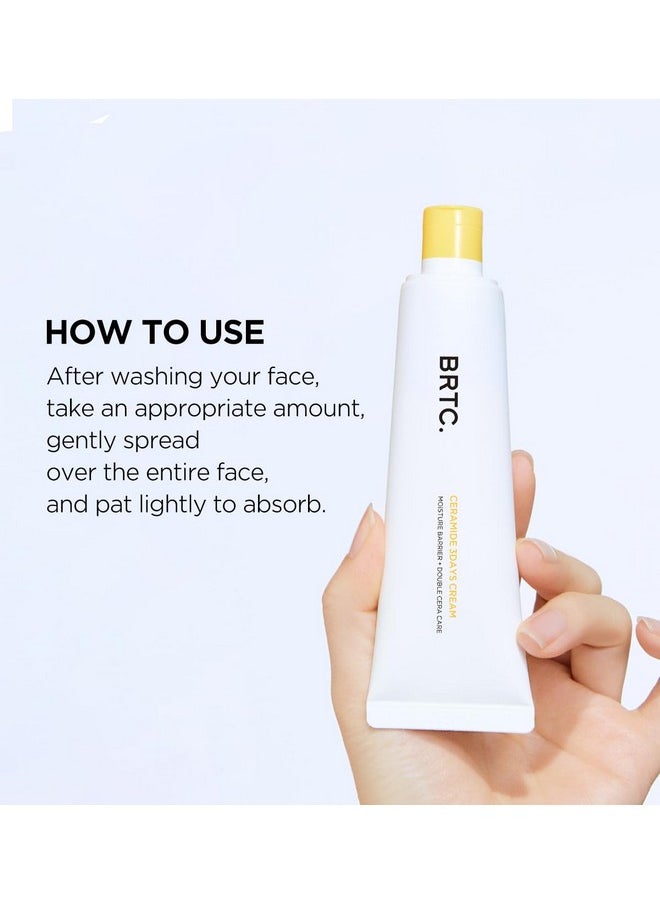 BRTC - Ceramide 3Days Cream Moisturizer & Soothing With Ceramide Moisture Barrier Care Nonsticky Cream (50Ml 1.69 Fl.Oz) - Image 1