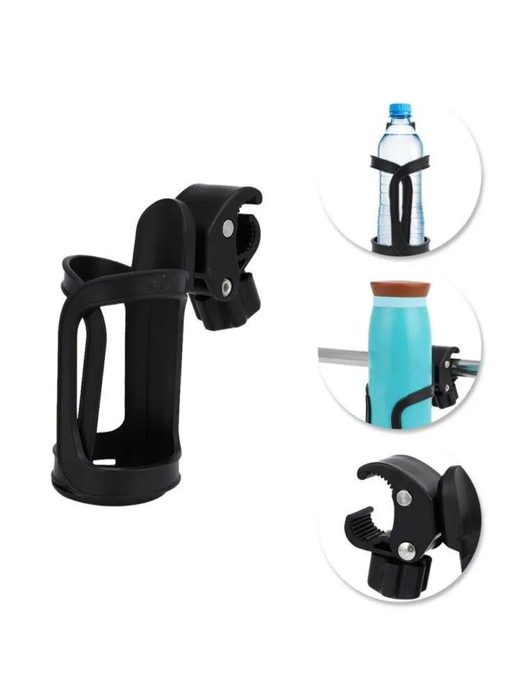 Bicycle quick-release kettle holder, trolley, children's cart accessories cup holder, universal no-punching, black-knob handle - Image 4
