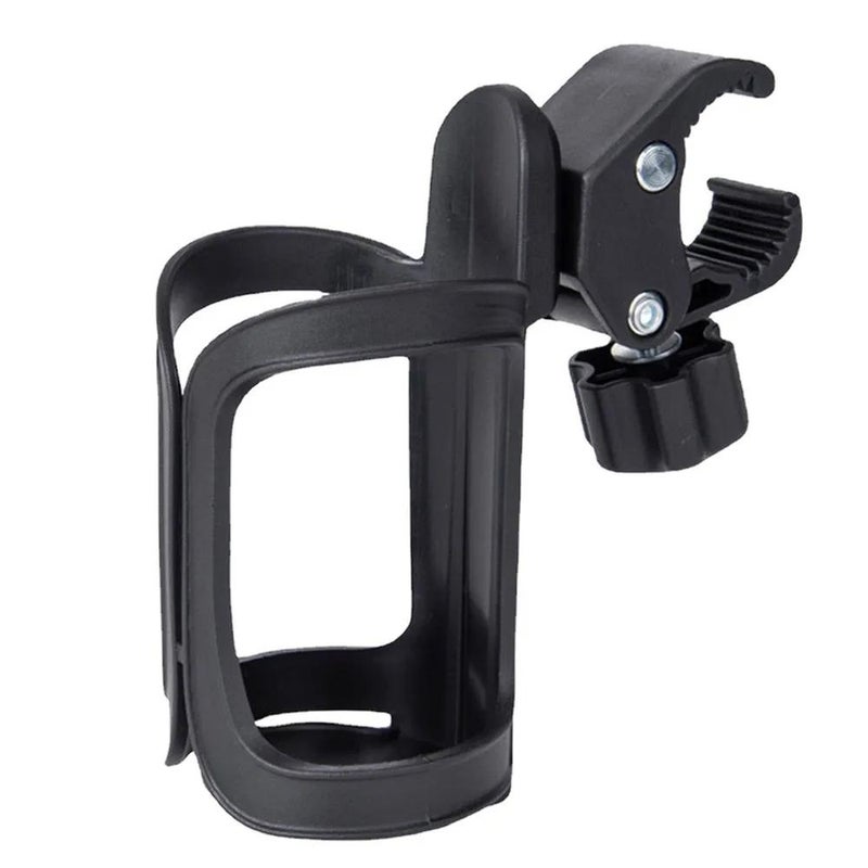 Bicycle quick-release kettle holder, trolley, children's cart accessories cup holder, universal no-punching, black-knob handle - Image 1