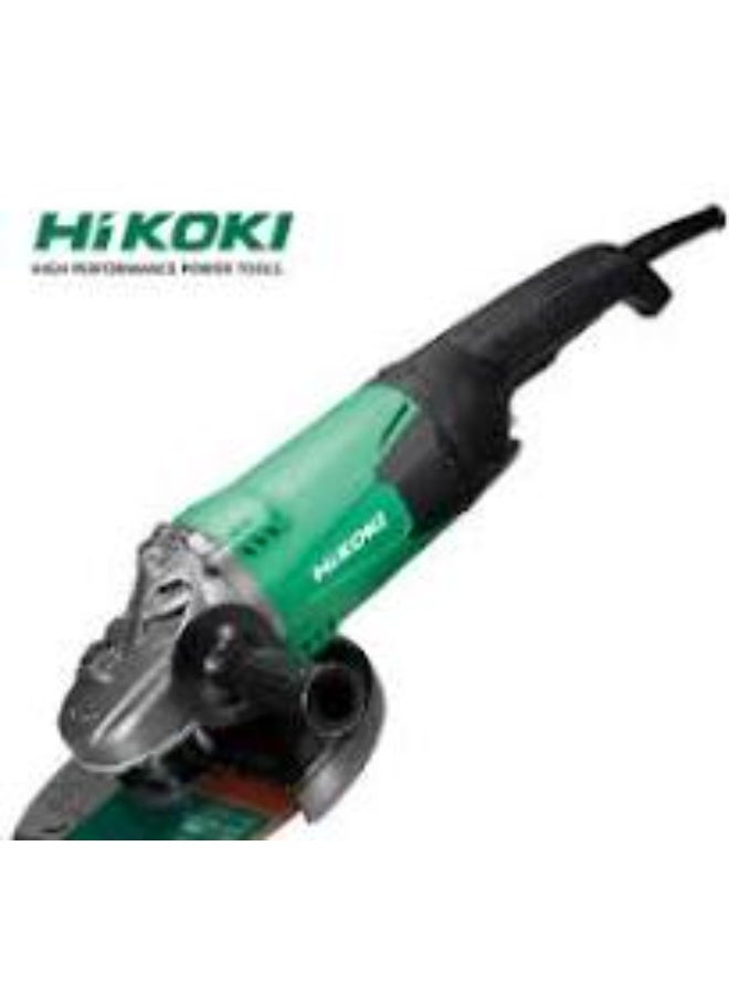 Hikoki هيوكوي 9 إنش زاوية طاحونة، محرك ثقيل 2600 واط، مفتاح زناد، 6.1 كجم – نموذج G23UDY2E6Z | أداة قطع وطحن احترافية - Image 2